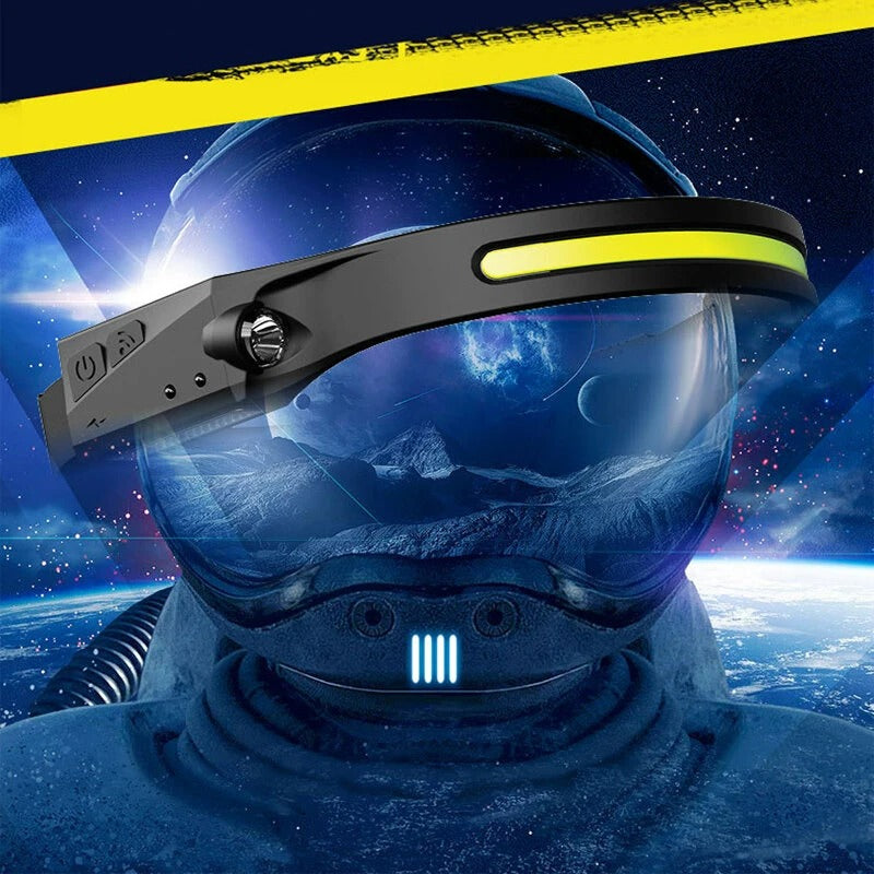 Wave Sensor Wide Range COB LED Headlamp USB Rechargeable Headlamp Wave Sensor Wide Range COB LED Headlamp USB Rechargeable Headlamp